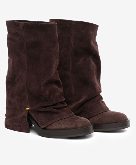 Kadın Kahverengi Hakiki Deri Bot