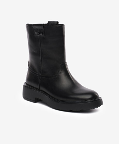 Kadın Siyah Hakiki Deri Bot