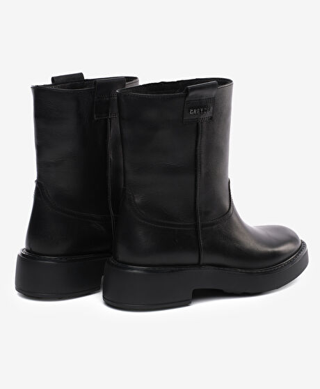 Kadın Siyah Hakiki Deri Bot