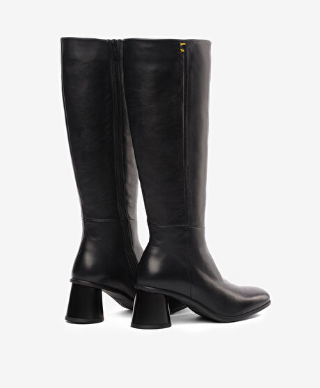 Kadın Siyah Hakiki Deri Çizme