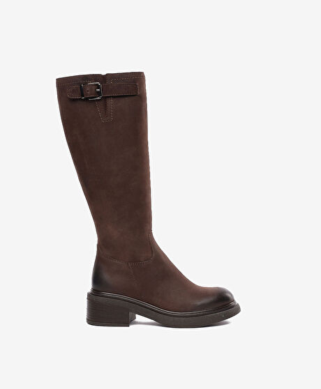 Kadın Kahverengi Hakiki Deri Çizme