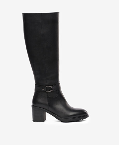 Kadın Siyah Hakiki Deri Çizme