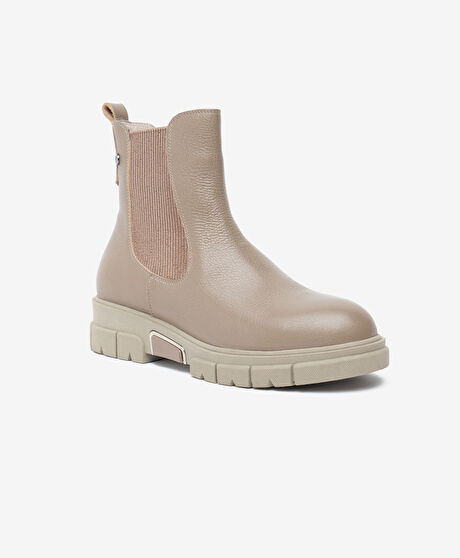 Kadın Vizon Hakiki Deri Chelsea Bot