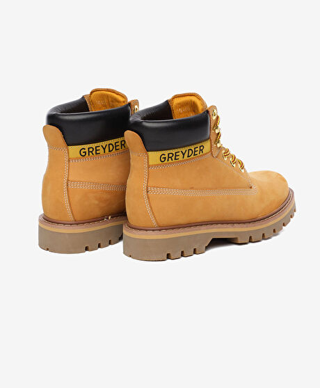 Kadın Sarı Hakiki Deri Bot