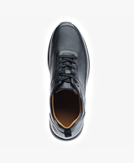 Erkek Siyah Hakiki Deri Comfort Ayakkabı