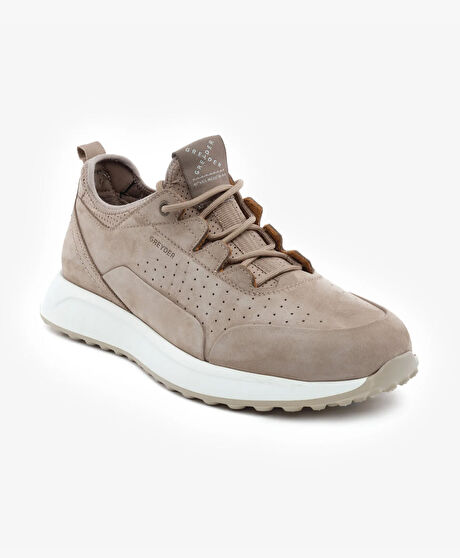 Erkek Vizon Hakiki Deri Spor Ayakkabı