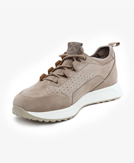 Erkek Vizon Hakiki Deri Spor Ayakkabı