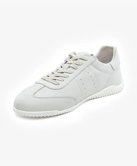 Erkek Kirli Beyaz Hakiki Deri Comfort Ayakkabı