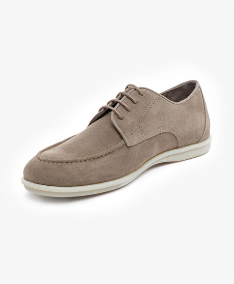 Erkek Vizon Hakiki Deri Oxford Ayakkabı