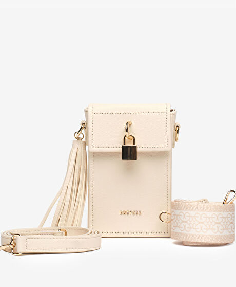 Kadın Ekru Çapraz Çanta