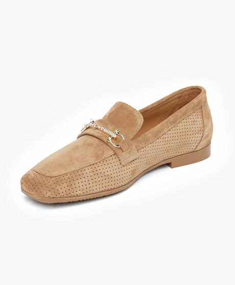 Kadın Taba Hakiki Deri Casual Ayakkabı