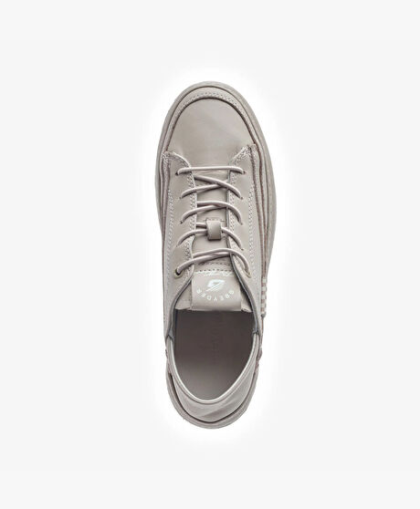 Kadın Vizon Hakiki Deri Sneaker Ayakkabı