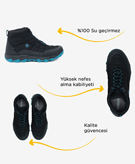 Erkek Lacivert Su Geçirmez Outdoor Bot