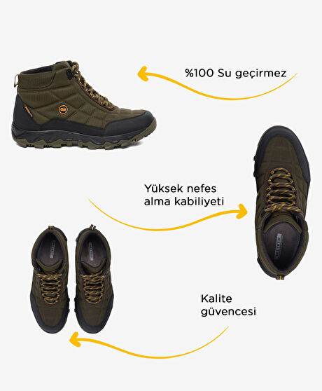 Erkek Haki Su Geçirmez Outdoor Bot