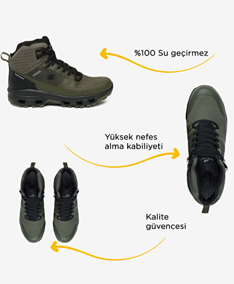 Erkek Haki Su Geçirmez Outdoor Bot