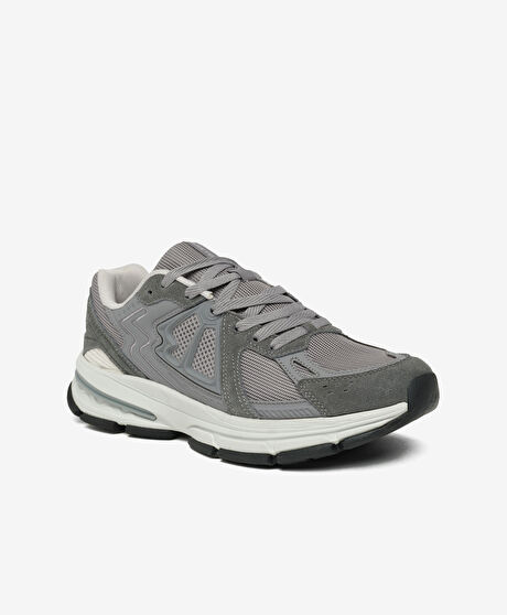 Erkek Gri Hakiki Deri Spor Ayakkabı