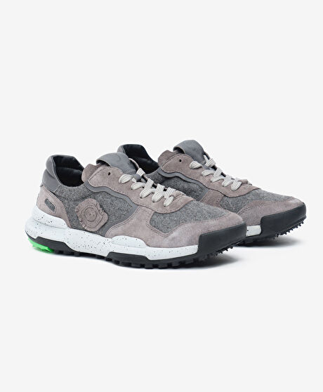 Greyder LAB Kadın Gri Hakiki Deri Spor Ayakkabı