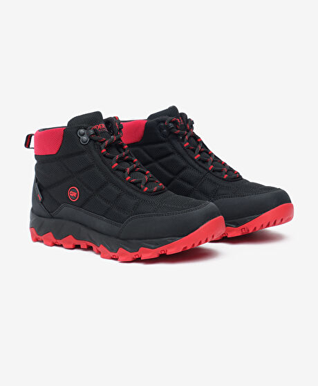 Kadın Siyah Kırmızı Su Geçirmez Outdoor Bot