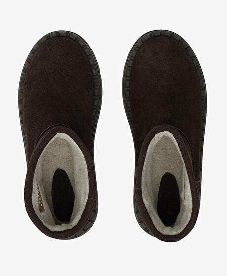 Kadın Kahverengi Hakiki Deri Bot