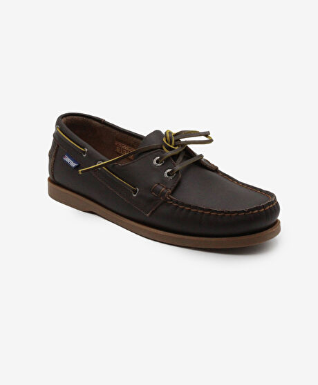 Erkek Kahverengi Hakiki Deri Marine Ayakkabı