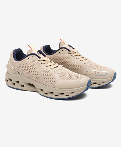 Erkek Bej Lacivert Spor Ayakkabı