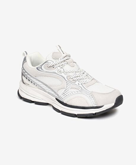 Erkek Beyaz Hakiki Deri Spor Ayakkabı