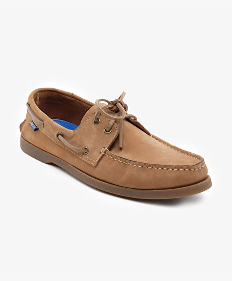 Erkek Deve Tüyü Hakiki Deri Marine Ayakkabı