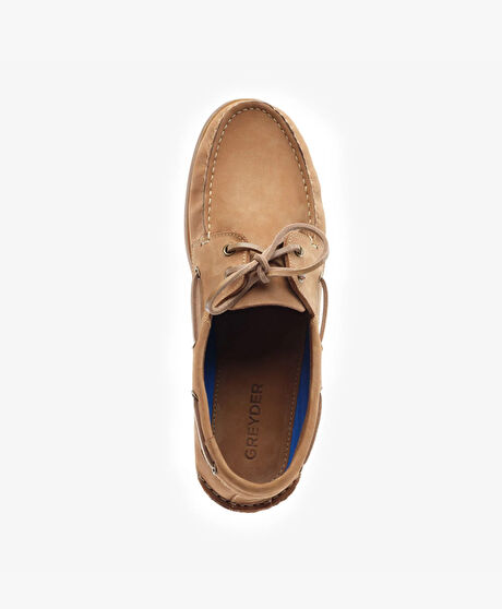 Erkek Deve Tüyü Hakiki Deri Marine Ayakkabı