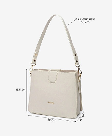Kadın Bej Omuz Çantası