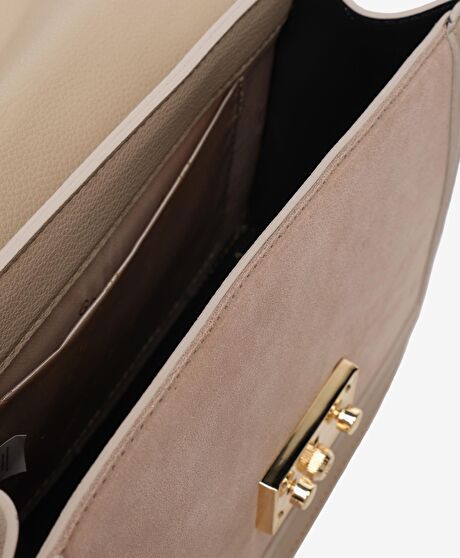 Kadın Bej Süet Omuz Çantası