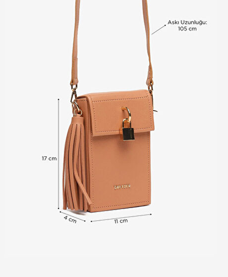Kadın Deve Tüyü Çapraz Çanta