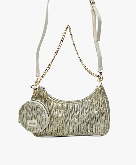 Kadın Altın Omuz Çantası