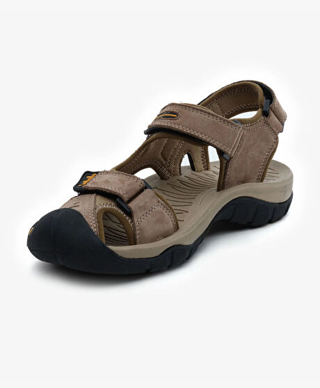 Kadın Kum Hakiki Deri Sandalet