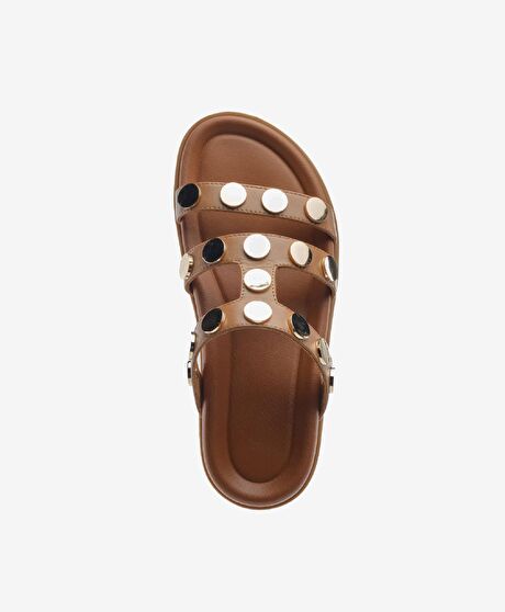 Kadın Taba Hakiki Deri Terlik