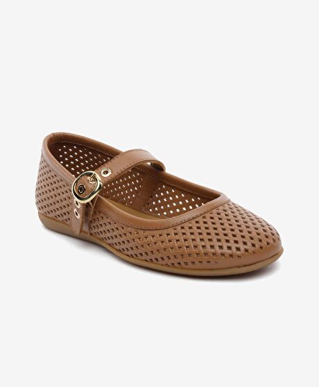 Kadın Taba Hakiki Deri Babet