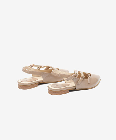 Kadın Vizon Hakiki Deri Babet