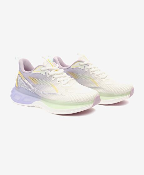 Kadın Beyaz Lila Spor Ayakkabı