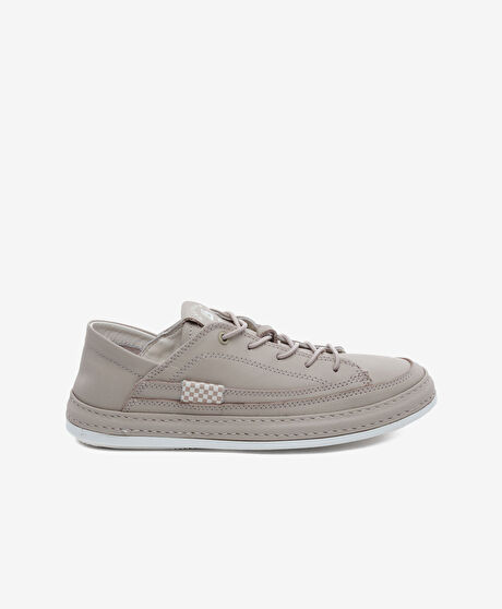 Kadın Vizon Hakiki Deri Sneaker Ayakkabı