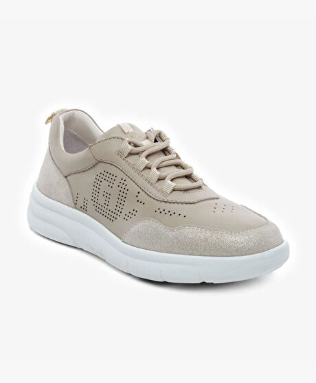 Kadın Vizon Hakiki Deri Spor Ayakkabı