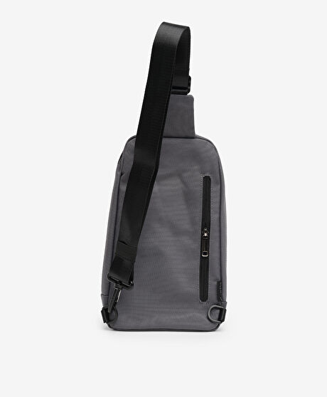 Erkek Gri Çapraz Çanta