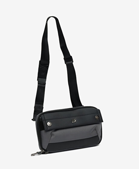 Erkek Gri Çapraz Çanta