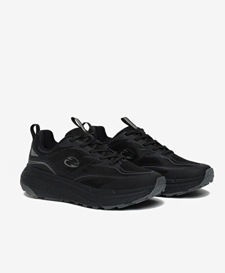 Erkek Siyah Hakiki Deri Günlük Spor Ayakkabı