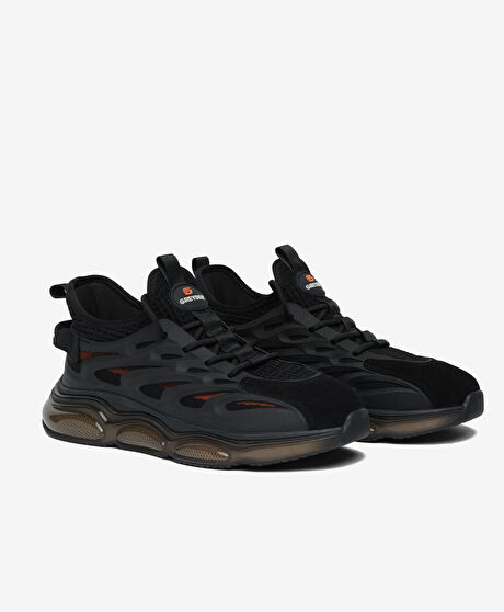 Erkek Siyah Aktif Spor Ayakkabı