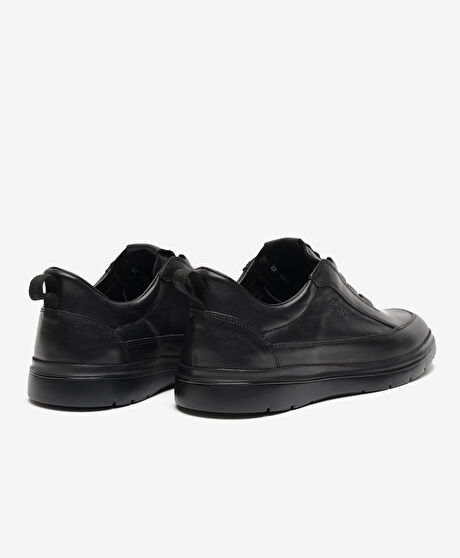 Erkek Siyah Hakiki Deri Casual Ayakkabı