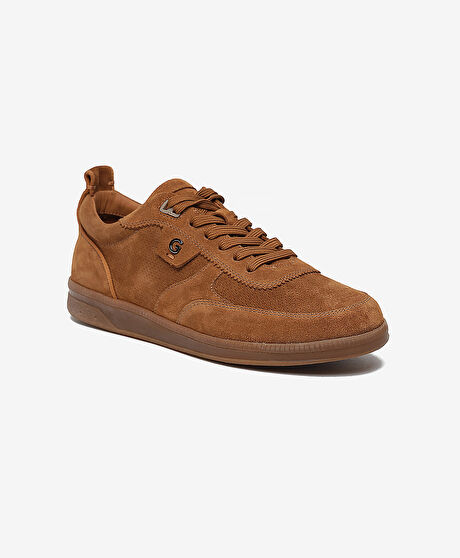 Erkek Taba Hakiki Deri Casual Ayakkabı