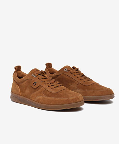 Erkek Taba Hakiki Deri Casual Ayakkabı