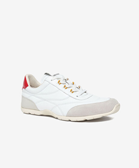 Erkek Beyaz Kırmızı Spor Ayakkabı