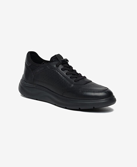 Erkek Siyah Hakiki Deri Casual Ayakkabı
