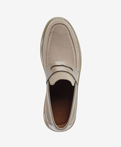 Erkek Bej Loafer Ayakkabı