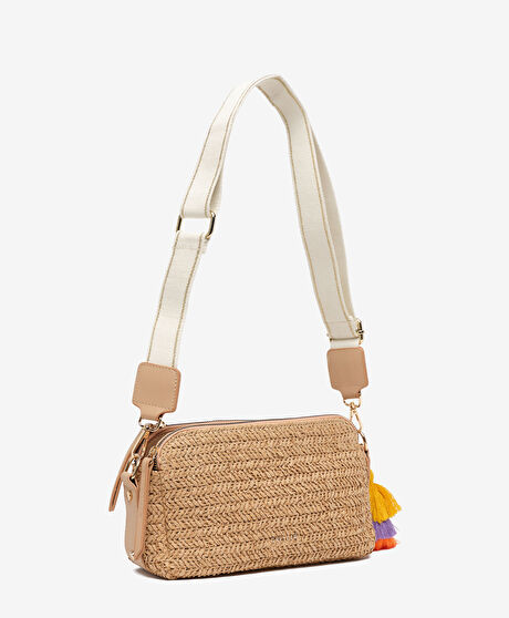 Kadın Deve Tüyü Çapraz Çanta